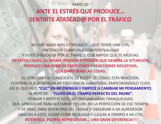 Ante el estrés que produce... sentirte atascad@ por el tráfico